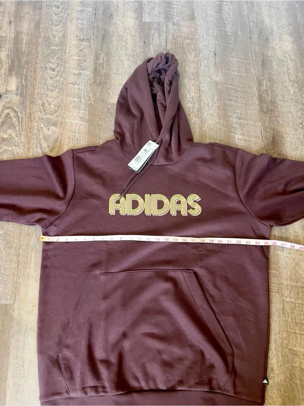 Adidas Men's‎ Fleece Active Hoodie-Size XL Tall